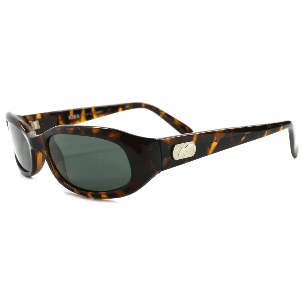 Deadstock Classic Genuine Vintage 80s 90s Style Tortoise Rectangular Sunglasses